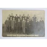 Cardiff City early RP postcard 'Cardiff City Supporters Committee No2'. By Davie & Harris,