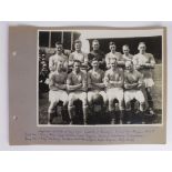 Cardiff City original black and white team photo 8"x6" from original photograph album. Shows Cardiff