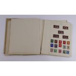 GB album leaves with small collection of stamps 1840 to 1966, mint and used, variable condition