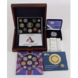 GB Commemorative Coins & Sets: Royal Mint Executive Proof Collection (wooden case) 2007 aFDC cased