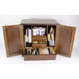 GB & World Coins, large collection in an oak cabinet (with key), mostly 19th-20thC, some earlier,