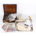 World Coins & Banknotes 20thC, mainly holiday money, large accumulation.
