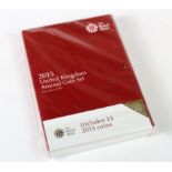 Royal Mint: 2015 United Kingdom Annual Coin Set, The Coins of 2015 BU sealed in original