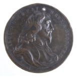 British Commemorative Medal, bronze d.50.5mm: Charles I Memorial 1649, by James and Norbert