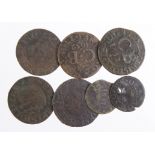 Tokens, 17thC (7) assortment, mixed grade.