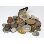 World Commemorative Medals, Plaques & Awards (32) 19th-20thC assortment, silver noted.