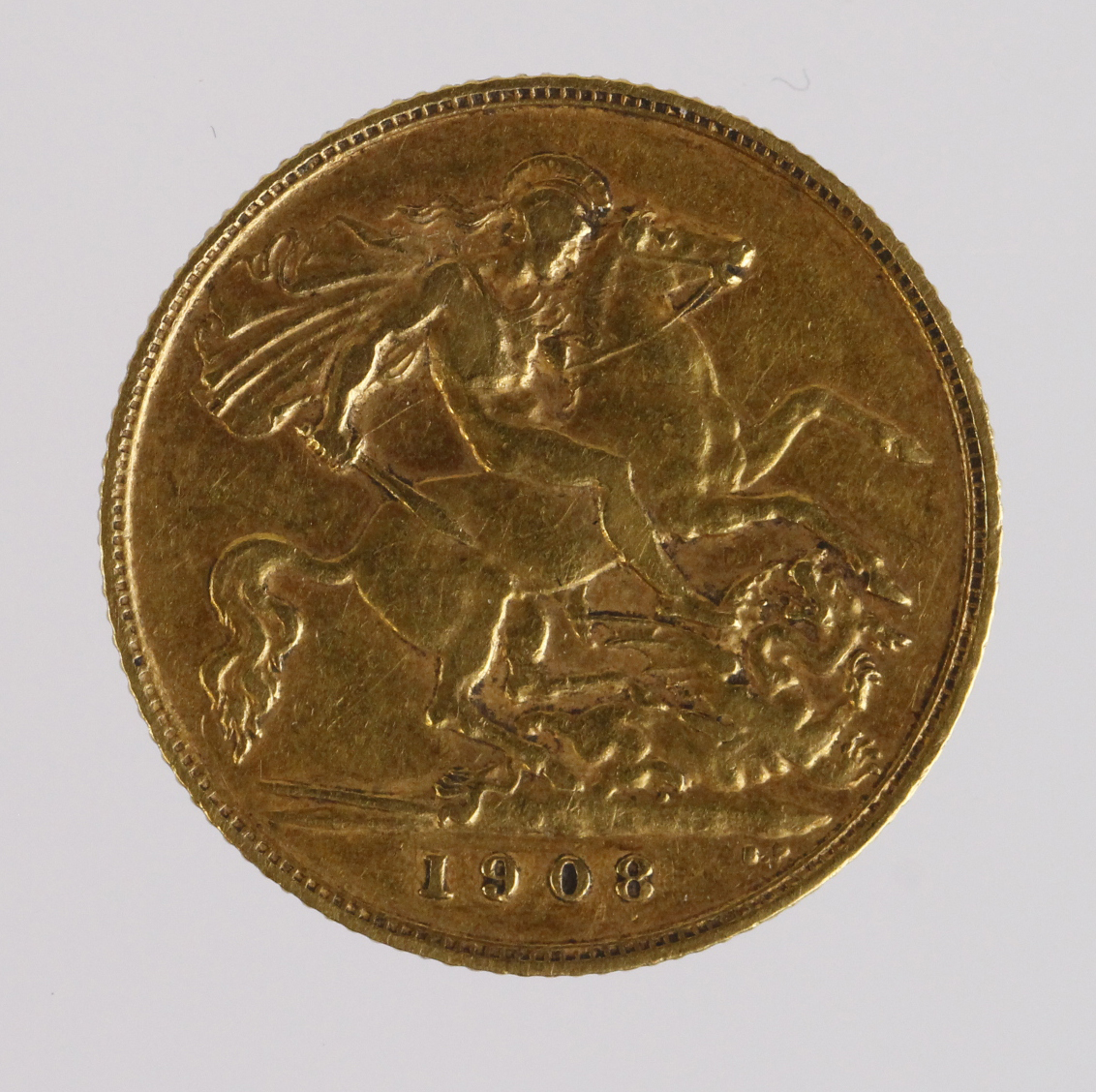 Half Sovereign 1908 nVF - Image 2 of 2