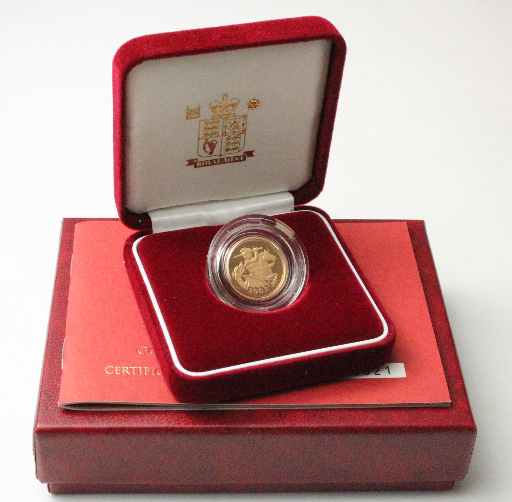 Half Sovereign 2005 Proof FDC boxed as issued