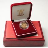 Half Sovereign 2005 Proof FDC boxed as issued