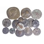 Roman Imperial bronzes, all periods, average Fine. (15)