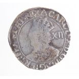 Charles I shilling mm. Triangle, Group F, S.2799, Fine.