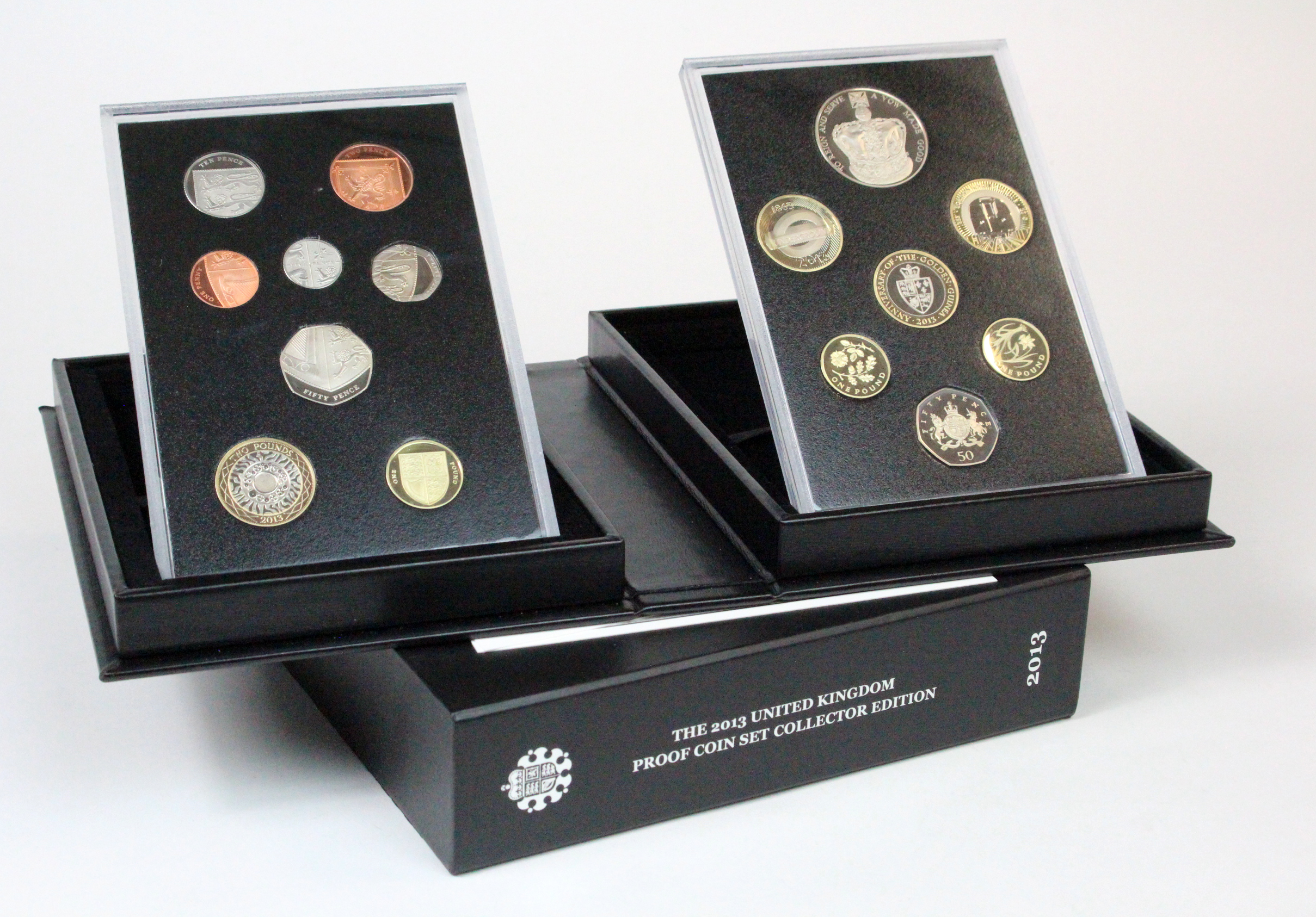 Royal Mint: The 2013 United Kingdom Proof Coin Set Collector Edition aFDC (a tiny bit of toning)