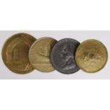 British Historic Medals (4): Charles Cockerell 1819 Election Validated 51mm bronze gilt; British