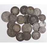 Italy (20) silver coins, 19th-20thC assortment, mixed grade.