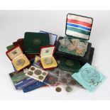 World commemorative coins and sets (28) 1960s-1990.
