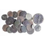 Interesting group of Roman bronzes, one or two a little better than the norm. (27)