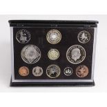 Royal Mint: 2008 United Kingdom Proof Coin Collection, deluxe black leather edition, aFDC (a