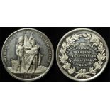 British Commemorative Medal, white metal d.44.5mm: Crimean War, The Holy Alliance (La Sainte) by