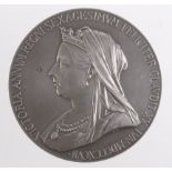 British Commemorative Medal, silver d.55mm: Queen Victoria Diamond Jubilee 1897, official Royal Mint