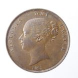 Penny 1855 OT, nEF, tiny marks.