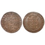 British / Dutch Commemorative Jeton, copper d.31mm: Elizabethan era, the Battle of Nieuwpoort