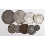 Germany (9) 19th-20thC assortment including silver, mixed grade.