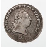 German State, Brunswick - Luneberg - Calenberg - Hannover, George III (of England) silver 1/6th