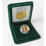 Sovereign 1980 Proof FDC boxed as issued