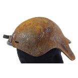WW1 French Guarde plate helmet, the predecessor to the M15 Adriane helmet.