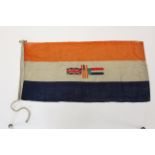 South Africa an old small Union flag, boat size ? service wear