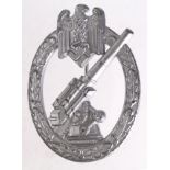 German Army Flak badge by WH Wein.