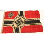 German Battle flag, service wear, 5x3 feet approx