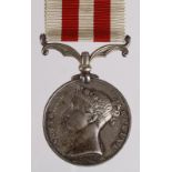 Indian Mutiny Medal 1857, no bar, named (John Gillespie 42nd Highlanders). Service number 4159.