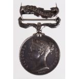 Crimea Medal 1854 with clasp Sebastopol, Regimentally Impressed (3351 Pte Cameron 42 Royal