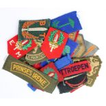 Cloth Badges: Netherlands Army WW2 and later Formation signs and Shoulder titles including the