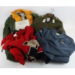 Military Jackets various inc - Irish Guards red jacket with anodised buttons. Glider Pilot Jacket