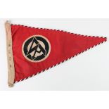 German SA Brownshirts pennant, service wear