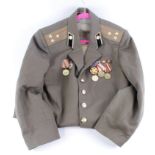 Soviet Chemical Weapons Officers tunic with medals