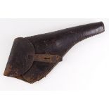 Holster - 19th Century leather flap top holster for a Colt .44 Army or .38 Cal Navy Revolver.