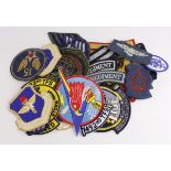 Military cloth badges mainly, 29 items in all, including 4 R.A.F. Regt., a Duke of Edinburgh