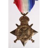 1914 Star to 1450 L.Cpl P Fenton 2/R.Highrs. Awarded the Distinguished Conduct Medal L/G 3/6/