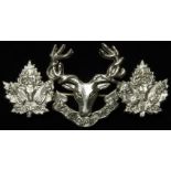 Sweetheart badge, silver, Canadian 231st Overseas Battn. - very unusual badge: Badge based on the
