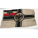 Imperial German Battle flag, approx 5x3 feet, service wear