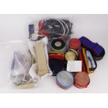 Militaria inc US Army Combs WW2, Imperial German Flag and Dutch Tricolour Flag. Plus a quantity of