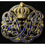 Horse Racing Member's badge, Sandown, 1890; made by Henry Lewis, London - very attractive