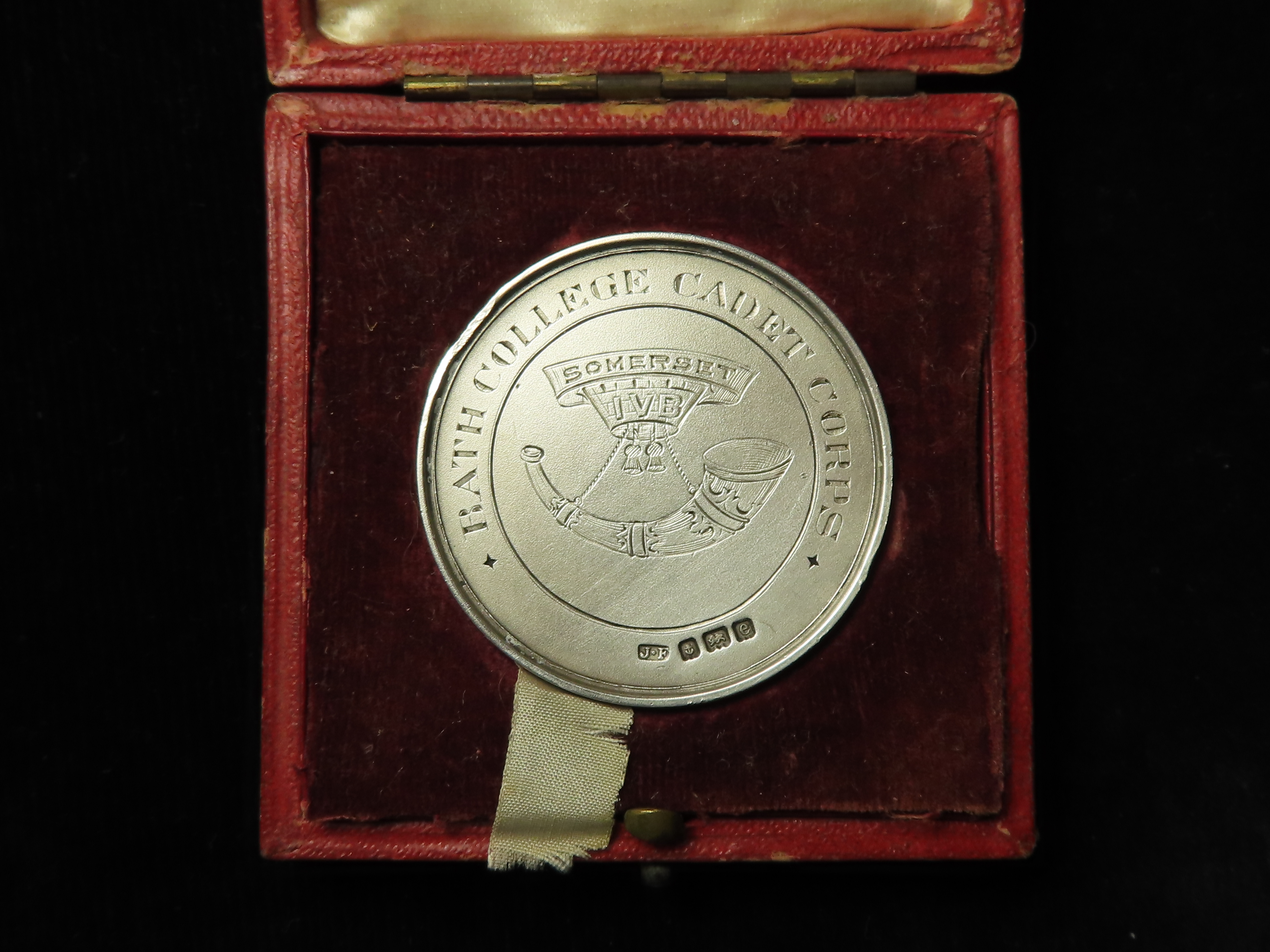 Bath College Cadet Corps IV Batt. Somerset Light Infantry silver shooting medal to Cadet H/L/ Milsom - Image 2 of 2
