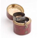 Imperial German 1914 finger ring in fitted case
