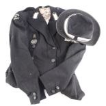 St Johns Ambulance woman's jacket and hat pre 1952 issue with St Johns Sussex titles and all its