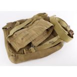 WW2 Webbing - various - one piece marked 'RG-7-12-55B'. Bag 'B.S.C.1942D' 'C' arrow '90'.