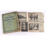 WW1 period, very interesting collection in 2x School Exercise books of Newspaper clippings from